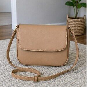 Espresso Zip Crossbody Bag